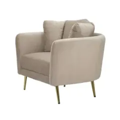 Fotel KIEV tapicerowany szary 88 x 77 x 74cm / 142727000G