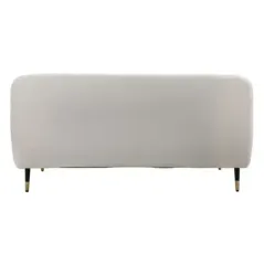 Sofa 2-osobowa PRAGA tapicerowana kremowa 146 x 86 x 71cm / 142729000D