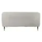 Sofa 2-osobowa PRAGA tapicerowana kremowa 146 x 86 x 71cm / 142729000D