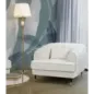 Fotel PRAGA tapicerowany kremowy 93 x 86 x 71cm / 142729000P