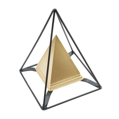 Dekoracja PIRAMIDA gold 15 x 15 x 21cm / 0116290000