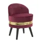 Fotel tapicerowany Mini PARIS Bordeaux Ø 45 x 62cm / 142080000B