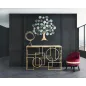 Fotel tapicerowany Mini PARIS Bordeaux Ø 45 x 62cm / 142080000B