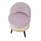 Krzesło tapicerowane Mini PARIS Różowe Ø 45 x 62cm / 142080000R