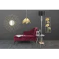 Szezlong tapicerowany PARIS Bordeaux 132 x 62 x 90cm / 1420780000