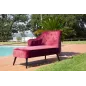 Szezlong tapicerowany PARIS Bordeaux 132 x 62 x 90cm / 1420780000