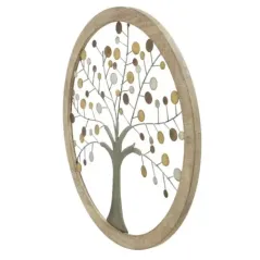Dekoracja ścienna Drzewo życia Lustro 59 x 1,80cm / 0318430000