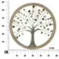 Dekoracja ścienna Drzewo życia Lustro 59 x 1,80cm / 0318430000