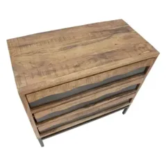 Komoda YELLOWSTONE 3 szuflady akacja 88 x 45 x 80cm / 1424720000