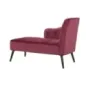 Szezlong tapicerowany PARIS Bordeaux 132 x 62 x 90cm / 1420780000