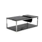 Stolik kawowy z miejscem na gazety czarny 120 x 60 x 42cm / 141233000N