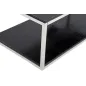 Stolik kawowy z miejscem na gazety czarny 120 x 60 x 42cm / 141233000N