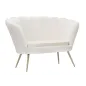 Sofa VIENNA PLUS kremowa 130 x 74 x 84cm / 14217700DC