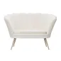 Sofa VIENNA PLUS kremowa 130 x 74 x 84cm / 14217700DC
