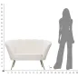 Sofa VIENNA PLUS kremowa 130 x 74 x 84cm / 14217700DC
