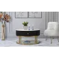 Stolik kawowy MONTPELLIER Czarny Ø 75 x 36cm / 1426120000