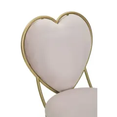 Krzesło HEART tapicerowane 37 x 47 x 80cm / 1426090000
