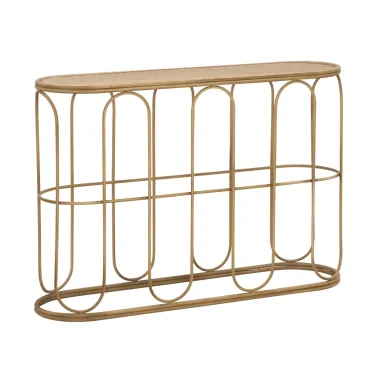 Konsola SAMUI złota 110 x 32 x 77cm / 1425880000