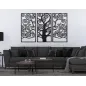 Panel ścienny Drzewo Życia czarny tryptyk 165 x 2 x 110cm / 032155000N