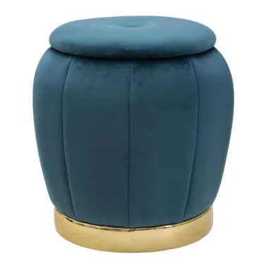Pufa pojemnik PARIS Ottanio/Gold 43 x 43cm / 14227900TP