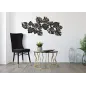 Krzesło MIMOZA czarne zestaw 2 szt 40 x 65 x 99cm / 142566000N