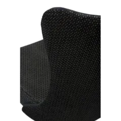 Krzesło MIMOZA czarne zestaw 2 szt 40 x 65 x 99cm / 142566000N
