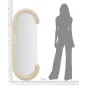 Lustro CHANTAL velvet Kremowy 60 x 7 x 160cm / 066119000C