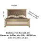 FANTASIA Włoskie łóżko tapicerowane King Size 180/200 x 200cm / ArredoClassic FANTASIA Włoskie łóżko tapicerowane King Size 180/200 x 200cm / ArredoClassic