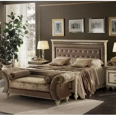 FANTASIA Włoskie łóżko tapicerowane King Size 180/200 x 200cm / ArredoClassic