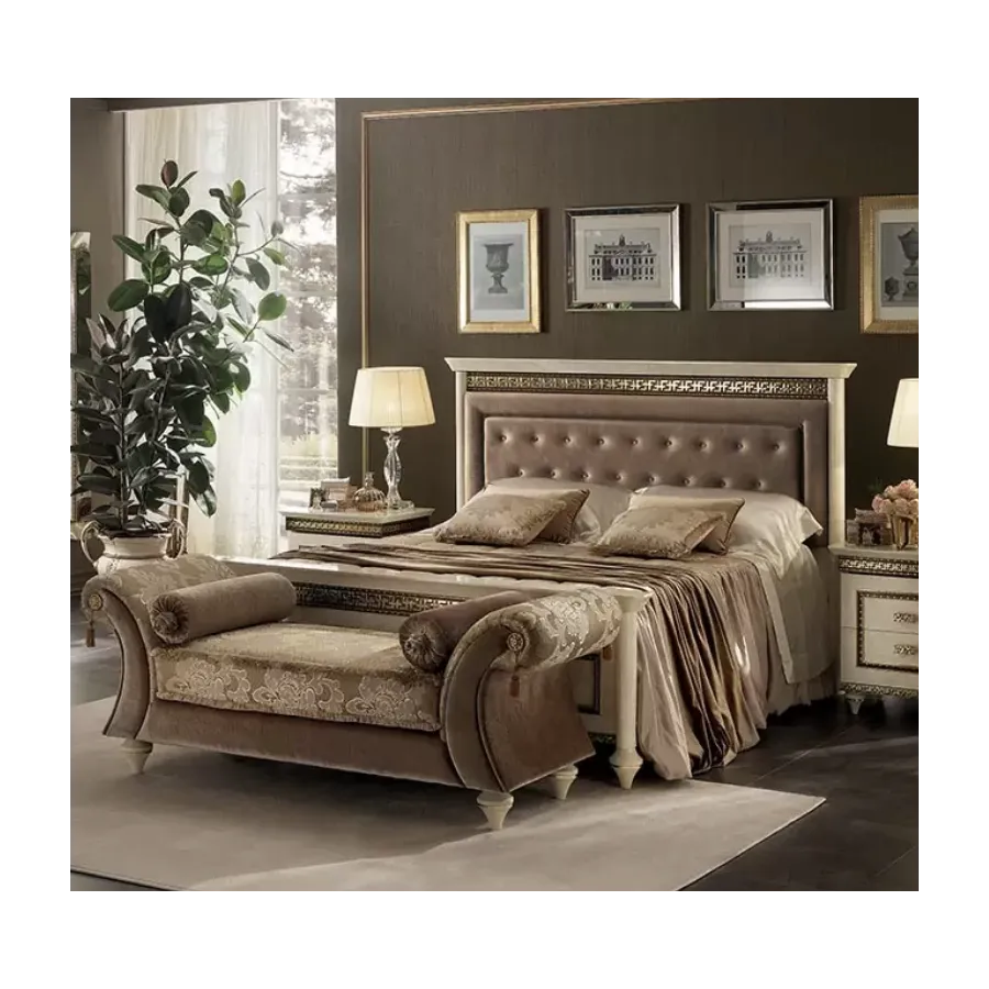 FANTASIA Włoskie łóżko tapicerowane Qeen Size 160x190/200 cm / ArredoClassic FANTASIA Włoskie łóżko tapicerowane Qeen Size 160x190/200 cm / ArredoClassic