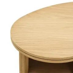 BELFORT Biurko 3 szuflady dąb naturalny 130cm / 7867