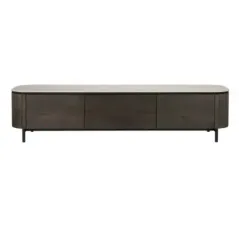 RITZ Szafka RTV 2 drzwiowa z 2 szufladami brązowa 199,5 cm / 8711
