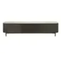 RITZ Szafka RTV 2 drzwiowa z 2 szufladami brązowa 199,5 cm / 8711 - Richmond