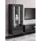 MERIDIANA Włoski Bufet 4 drzwiowy ze szkłem 214cm / Adora