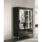MERIDIANA Włoski Bufet 4 drzwiowy ze szkłem 214cm / Adora