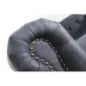 Invicta CHESTERFIELD Sofa 3 osobowa antyczny szary mikrofibra 200cm / 37391