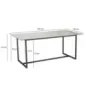 Wohnling Stół ceramiczny PARIS biały optyka marmuru 180cm / WL7.153 Wohnling Stół ceramiczny PARIS biały optyka marmuru 180cm / WL7.153