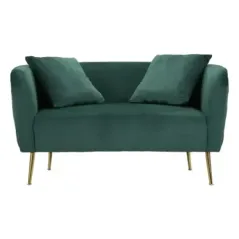 Sofa BUKAREST zielona 127 x 74 x 73cm / 14220000VD