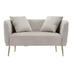 Sofa BUKAREST szara 127 x 74 x 73cm / 14220000GD