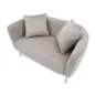 Sofa BUKAREST szara 127 x 74 x 73cm / 14220000GD