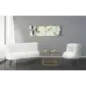 Sofa HACIL tapicerowana biała 134 x 54 x 77cm / 142580000D