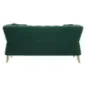Sofa EMY zielona z poduszkami 162 x 83 x 76cm / 14282600DV