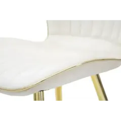 Krzesło PARIS SPACE crem / gold zestaw 2 szt 46 x 58 x 77cm / 142562000C