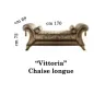 FANTASIA Włoski szezlong VITTORIA kat "E" 170 x 72 x 68cm / ArredoClassic