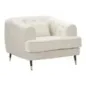 Fotel PRAGA tapicerowany kremowy 93 x 86 x 71cm / 142729000P