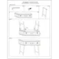 Konsola INDUSTRY ze schowkiem  80 x 35 x 67,5cm / 1418700001