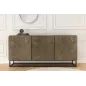 Invicta Komoda SNAKE czarno brązowe mango 160cm / 44656
