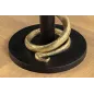 Invicta WILDLIFE Stolik kawowy SNAKE biały marmuru 50cm / 44831