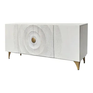 Invicta Komoda GOLDEN SUNSET WHITE mango 177cm / 45642