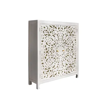 Invicta Komoda wysoka orientalna Marrakech białe mango 110 cm / 43866